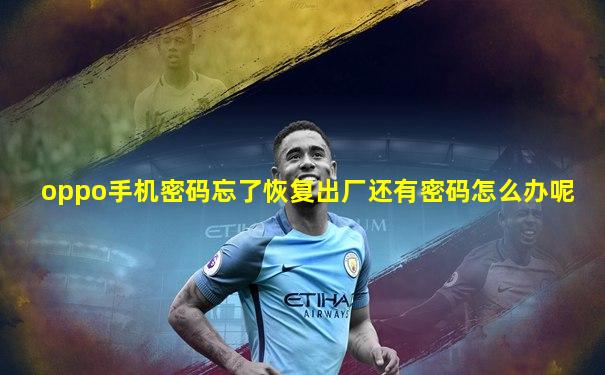 oppo手机密码忘了恢复出厂还有密码怎么办呢