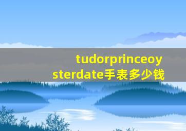 tudorprinceoysterdate手表多少钱