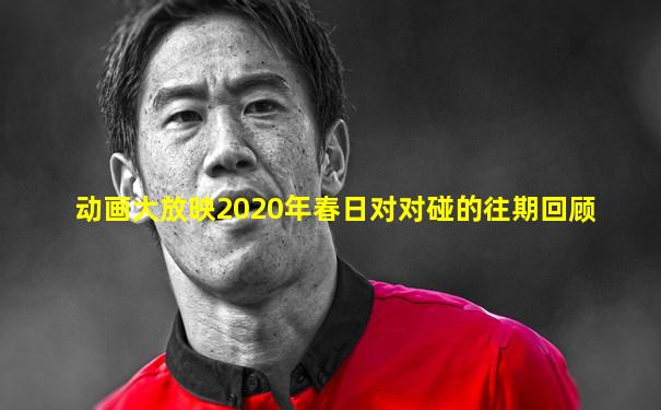 动画大放映2020年春日对对碰的往期回顾