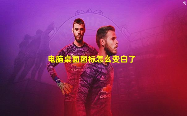 电脑桌面图标怎么变白了
